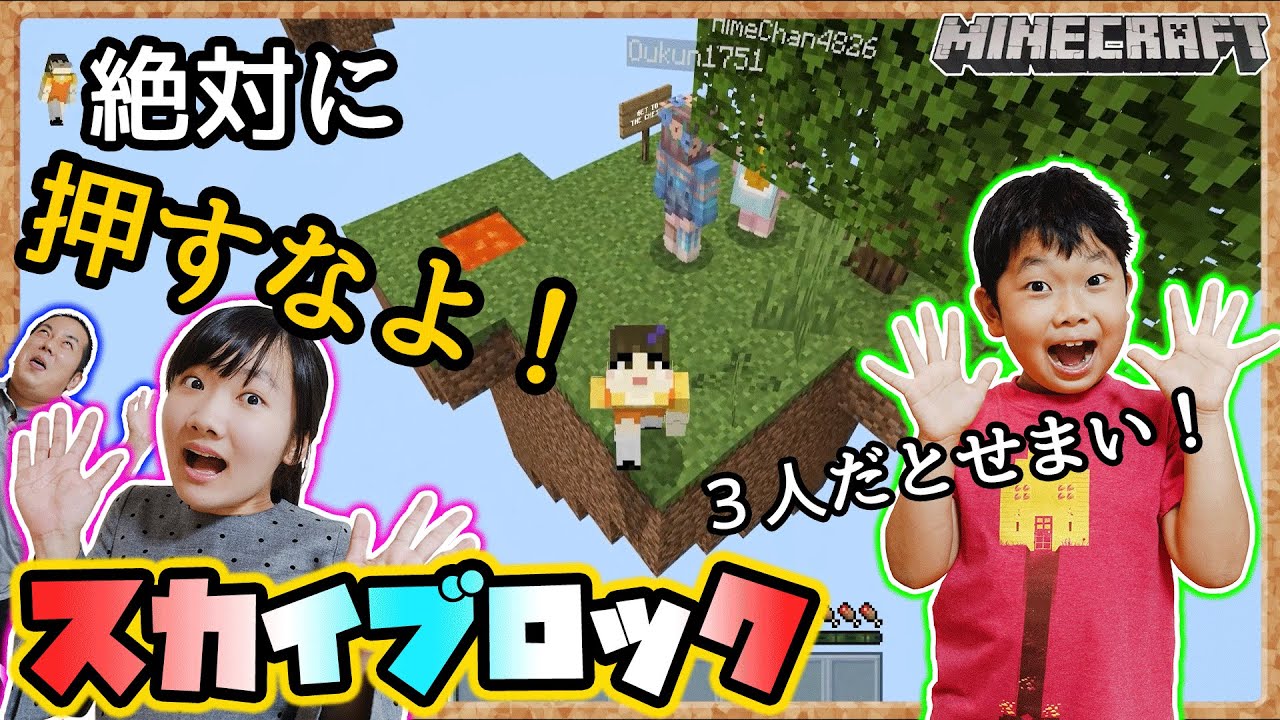 ★みんなでやると狭すぎる！どうしてこうなった！？  チームプリ姫ボロッボロ！～「マインクラフト　スカイブロック」ゲーム実況～★Minecraft SkyBlock