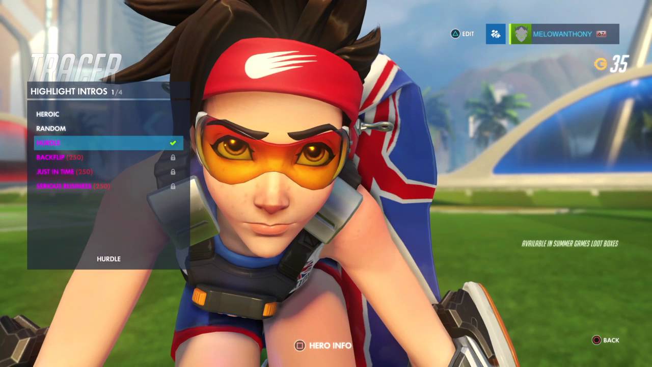 Tracer - Sprinter skin is currently available for 0 credits in the