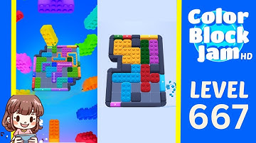 Color Block Jam Level 667 Solution Walkthrough