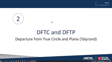 Slope Analysis and Departure from True Circle/Plane/Form | Talyrond | FormTalysurf