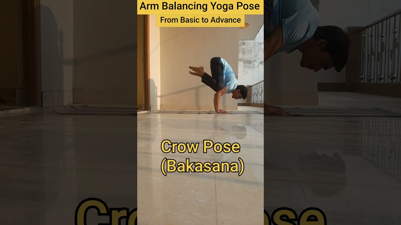 Arm Balancing Yoga Pose 💪🔥🔥.