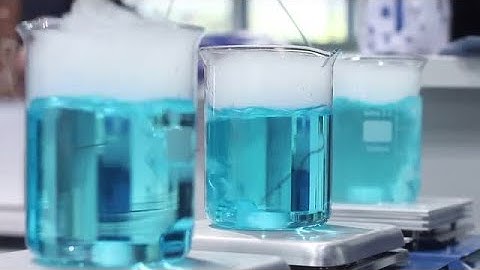Boiling Test Samples In Flasks Stock Video