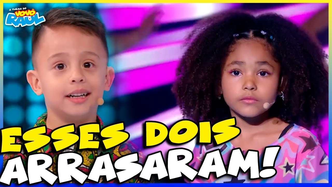 A PRINCESA GIOVANNA E O PEQUENO GUILHERME ARRASARAM NO PALCO DA TURMA DO VOVÔ RAUL GIL