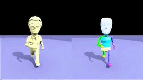 Character animations for "Brownies", used Character Studio (Biped) in 3ds max