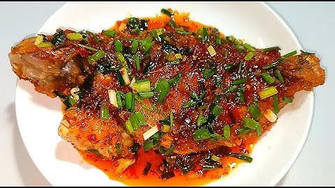 Cách làm cá diêu hồng rim nước mắm tỏi ớt thơm ngon ăn hao cơm - Combo Món Ăn