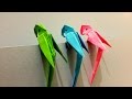 Comment faire origami 3d parrot  best origami tutorial