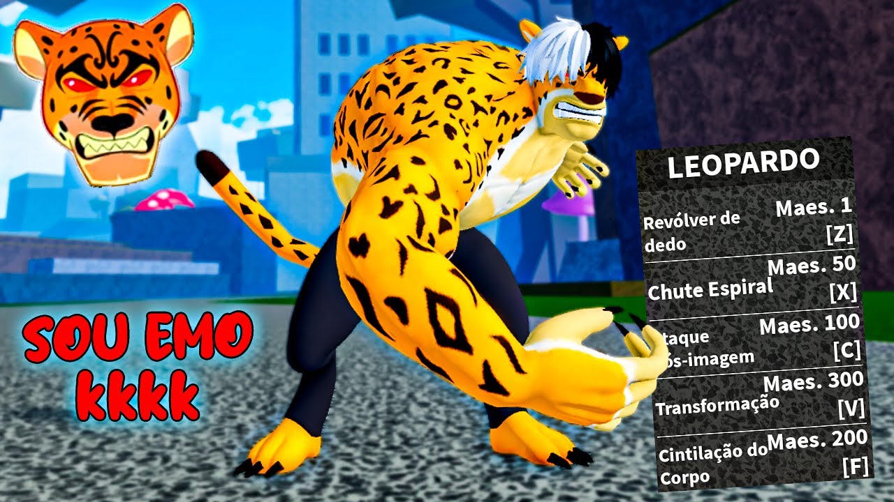 ESSE É O VERDADEIRO PODER DA FRUTA LEOPARD no BLOX FRUITS!! 