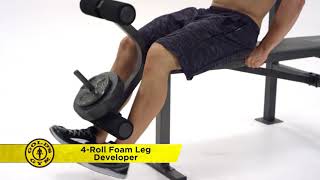 Golds Gym Weight Lifting Bench Press Workout  Exercise Fitness Strength