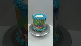 peppa pig birthday party theme cake #cute #beautiful #kids #cartoon #birthday #cake #food #ytshorts