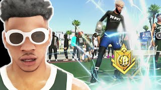 HELPING THE TOP REP PLAYER IN THE WORLD HIT ELITE 2 NBA 2K21