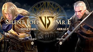 SoulCalibur VI - Silent Joel (Siegfried) vs Mr E (Geralt) [New E3 Build]