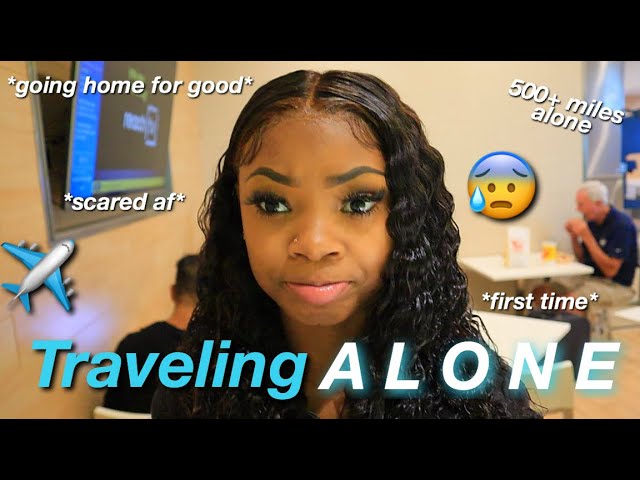 VLOG: Traveling ALONE For The First Time ! ft. WorldNewHair