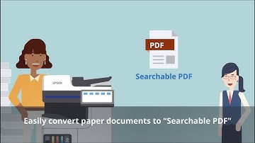 Epson Solutions Suite | Make Searchable PDF with Printer OCR option