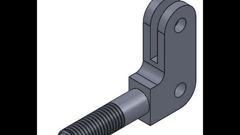Figure 7 172 Solid model for Exercise 3