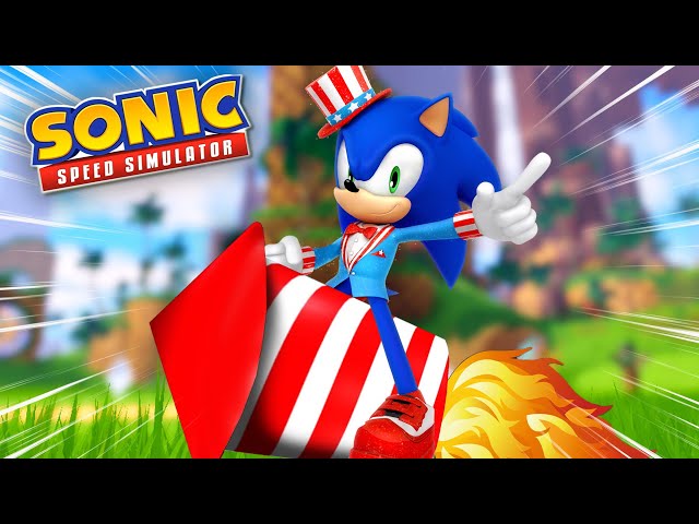 ROBLOX *NEW* SONIC SPEED SIMULATOR (4TH OF JULY SONIC LEAK UPDATE!) 