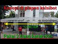 PROSES KANOPI DIPLAPON.. Panjang 12 meter pakai. 2 tiang part 1