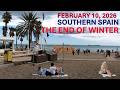 MALAGA Beach Walk Winter 2026 Spain Costa Del Sol MALAGA Beach Walk Winter 2026 Spain Costa Del Sol
