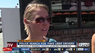 Police searching for fake Uber drivers
