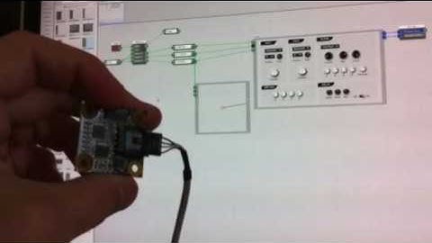 Phidgets Accelerometer and DSPRobotics FlowStone
