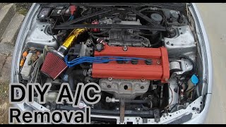 Ac removal integra diy 1995 Acura Integra Ac Compressor