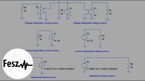 LTspice tutorial - Ep7 Dependent voltage and current sources