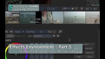 Effects Environment – Part 5 - Filtering and Searching the Storyboard - Flame 2019