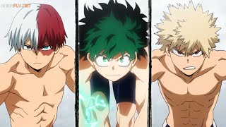 Competencia de natación - My Hero Academia