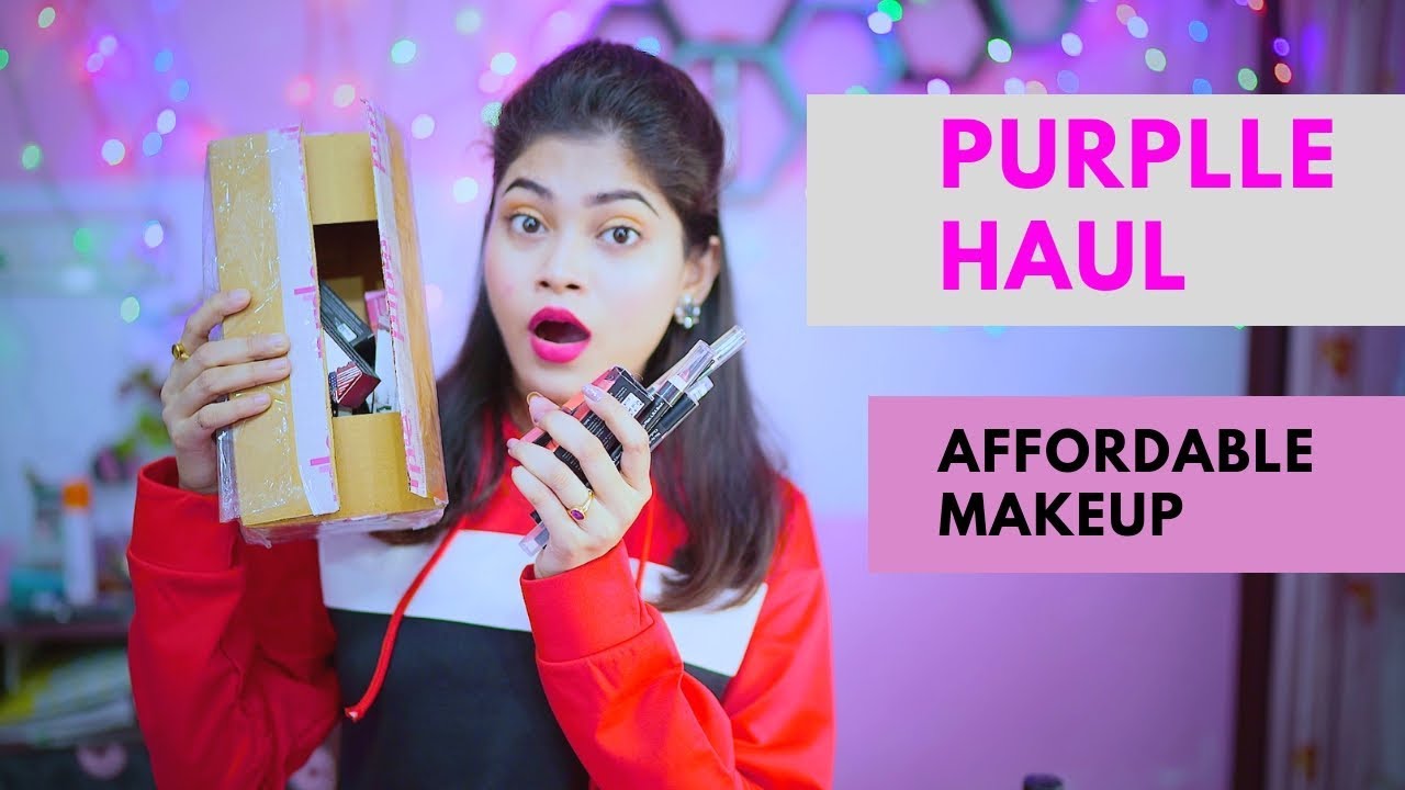 Huge Purplle Haul | Affordable Makeup Haul | Stay Quirky / NY Bae Lipsticks | Purplle.com Haul
