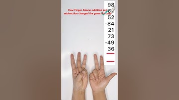 How Did Finger Abacus addition and subtraction Rise to the Top? #shorts #math #abacus