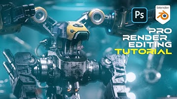 PRO render EDITING tutorial in Photoshop