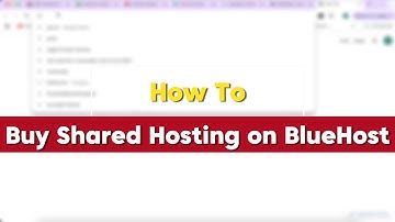 How to Buy Shared Hosting on Bluehost (Full Guide) 2025