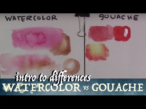 Watercolour vs. Gouache: What's The Difference? – Etchr Lab