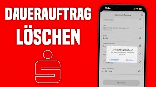 Sparkasse Dauerauftrag Löschen Anleitung | Dauerauftrag Sparkasse App