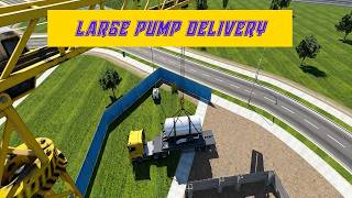 LARGE PUMP DELIVERY PROJECT //Drive Simulator 2020 Gameplay #16