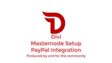 Divi Masternode Setup with PayPal Integration