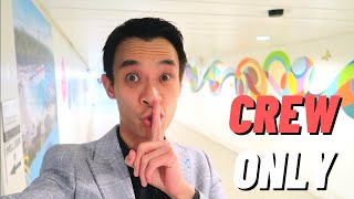 More *Secret* Crew Areas On A Cruise Ship | Symphony Of The Seas