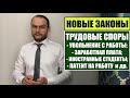 ЗАКОНЫ 2022. ТРУДОВЫЕ СПОРЫ.  УВОЛЬНЕНИЕ С РАБОТЫ.  Патент.  Трудовые мигранты