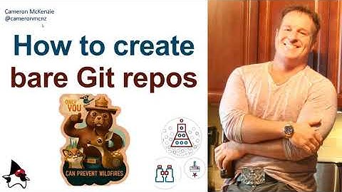 How to create a bare git repo with init and update example