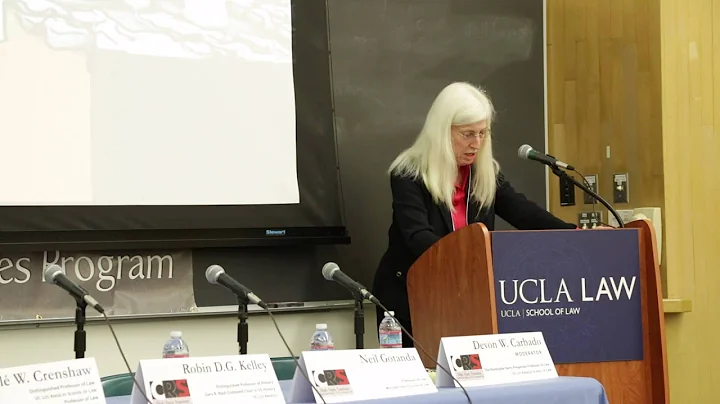 Plenary Panel: "Whiteness as Property": Critical Foundations (Part 7 - Margaret Jane Radin)