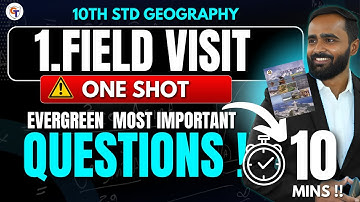 10th Geography | 1.Field Visit | Most Important Evergreen Questions with Answers |  Pradeep Giri Sir