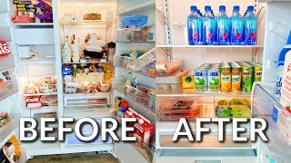 CLEAN & ORGANIZE MY FRIDGE WITH ME | Spring Cleaning 2020