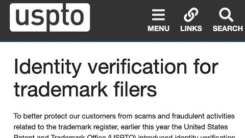 Identify Verification Now Required to File Trademark Documents With the USPTO