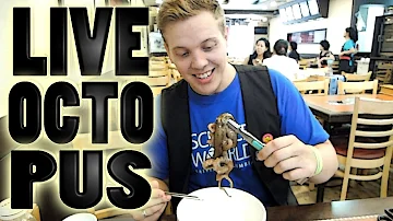 Eating LIVE octopus in Korea w/ surprise ending