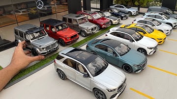 Huge Mercedes Car Collection 1:18 Scale | Diecast Model Cars 