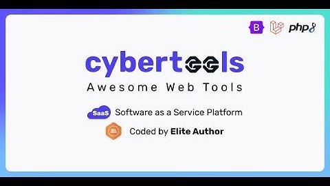 CyberTools - Awesome Web Tools