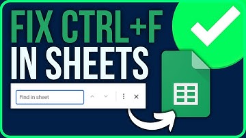 Google Sheets Ctrl F Not Working [FIXED] | Fix Ctrl F Not Working In Google Sheets