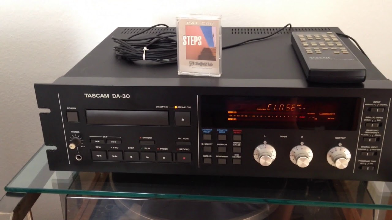 TASCAM DA30 DAT Recorder YouTube