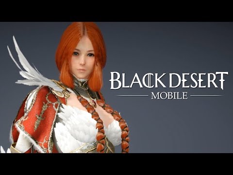 Black Desert Mobile CBT HD Valkyrie Character Customization Preview