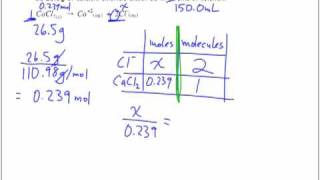 Stoichiometry in Aqueous Solutions Part 1