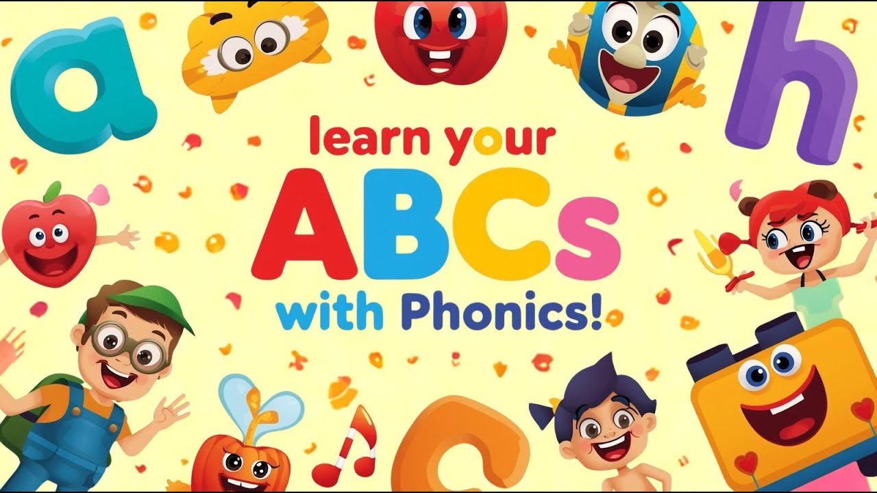 Funny English ABC Alphabet Preschool Video for Kids - YouTube